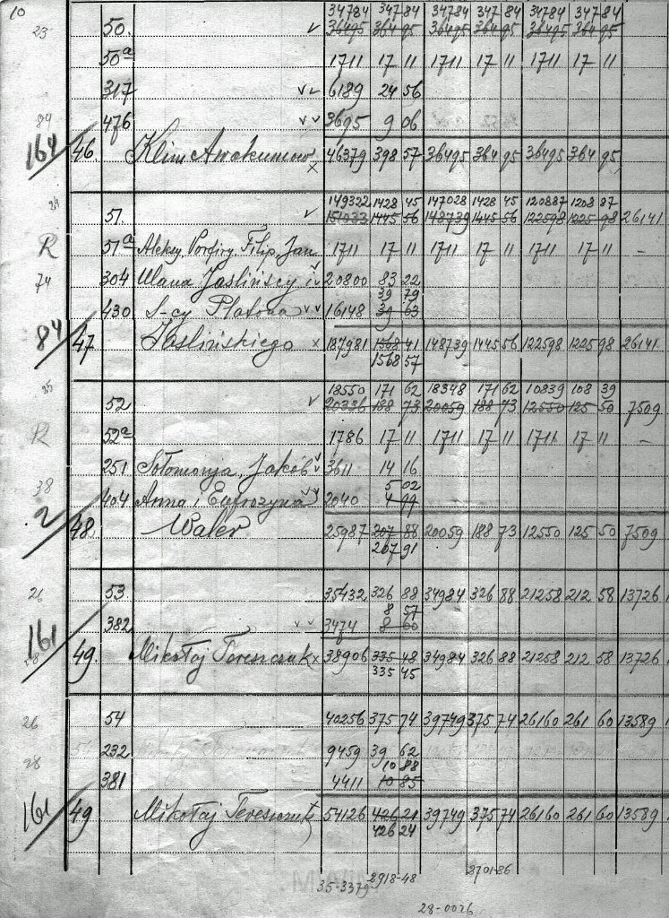 KKE 5966-11.jpg - Dok. Scalenie gruntów (częsciowa scany czarno-białe), Krupy, gmina Poddębice, powiat Łuck, 1934 r.